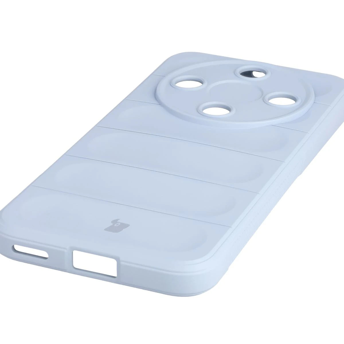 Robuste Handyhülle + gehärtetem Glas für Honor Magic8 Lite, Bizon Tur Pack, Hellblau