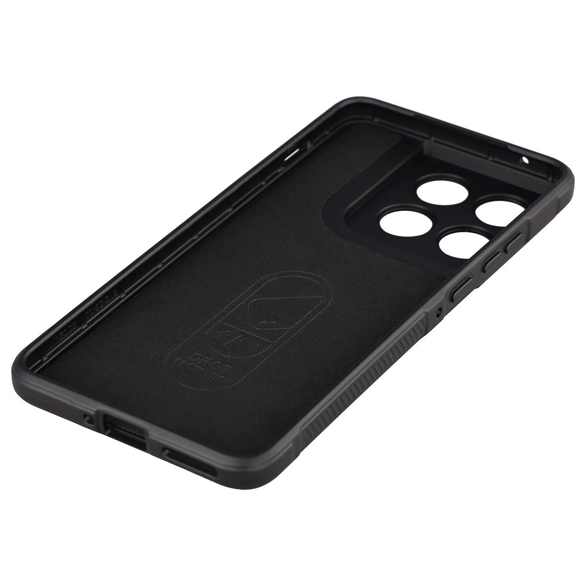 Robuste Handyhülle + gehärtetem Glas für Motorola Edge 70, Bizon Tur Pack, Schwarz