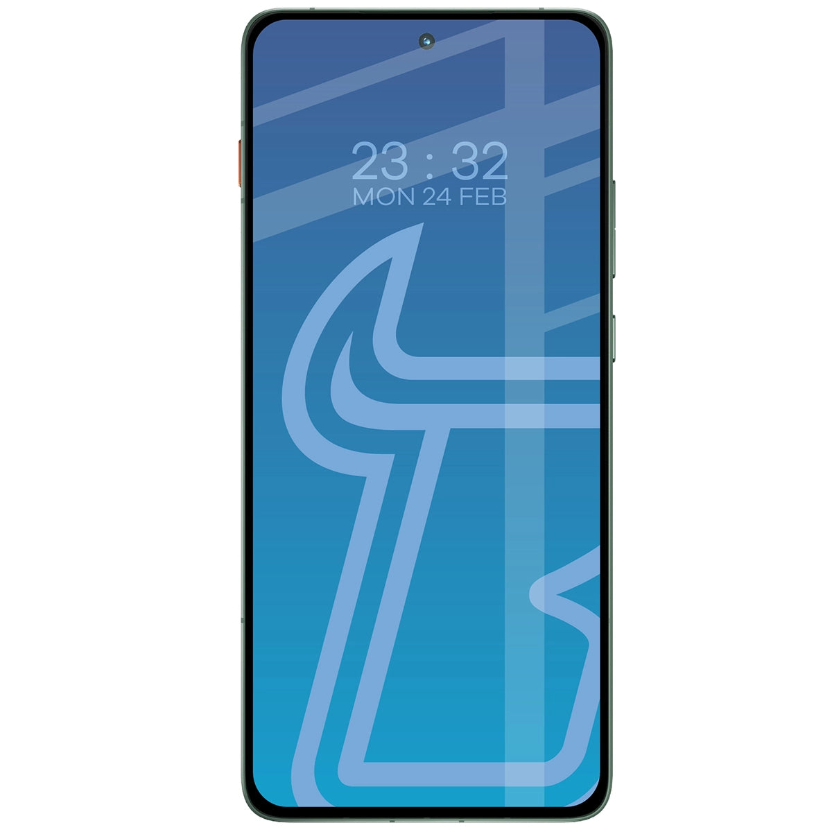 Robuste Handyhülle + gehärtetem Glas für Motorola Edge 70, Bizon Tur Pack, Hellblau