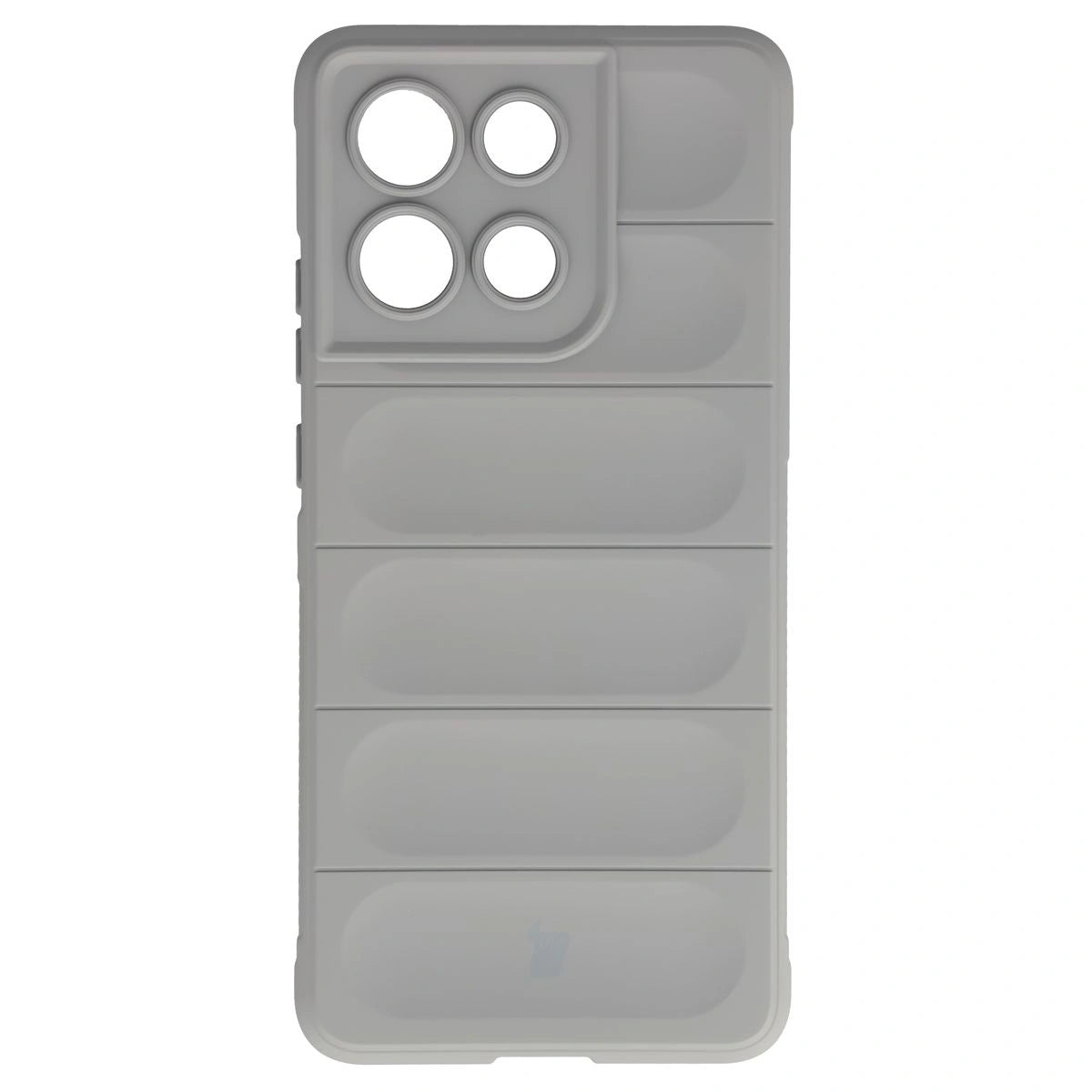 Robuste Handyhülle + gehärtetem Glas für Motorola Moto G86 5G / G86 Power 5G, Bizon Tur Pack, Hellgrau