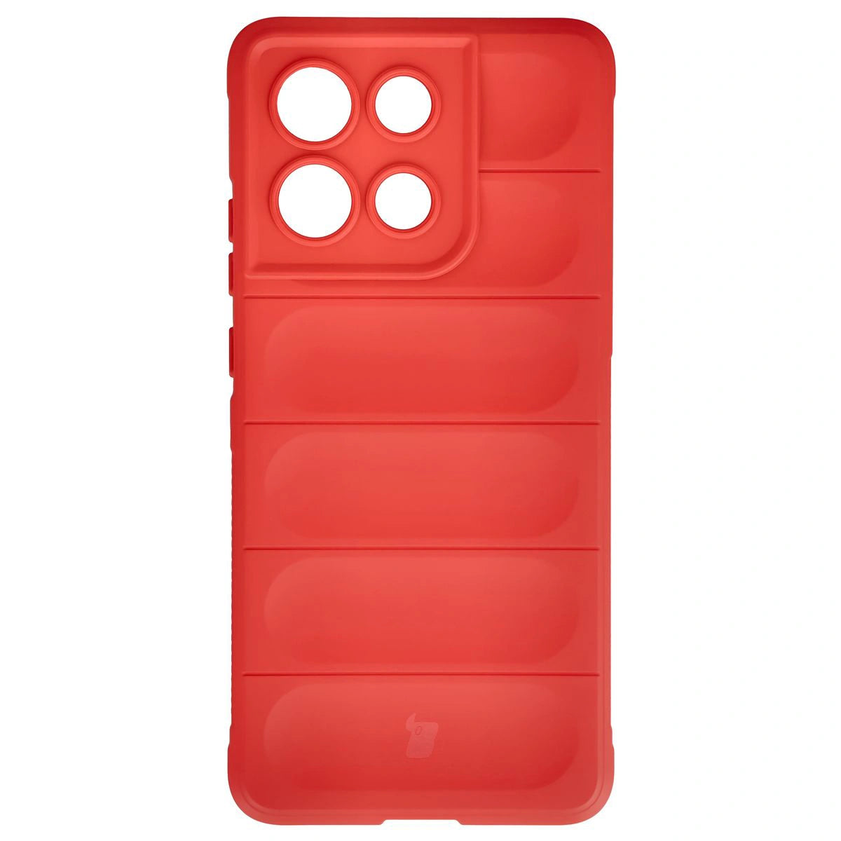 Robuste Handyhülle + gehärtetem Glas für Motorola Moto G86 5G / G86 Power 5G, Bizon Tur Pack, Rot