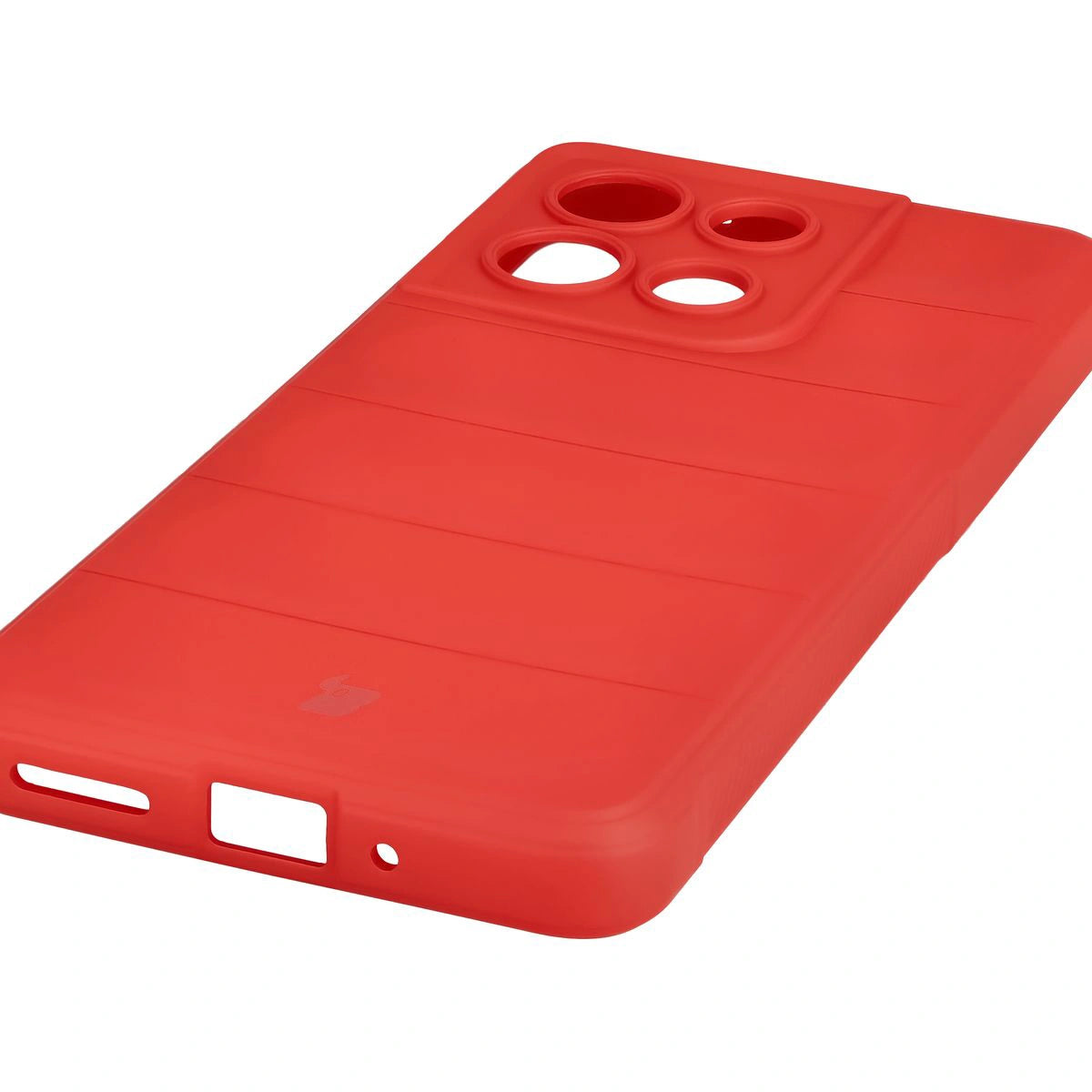 Robuste Handyhülle + gehärtetem Glas für Motorola Moto G86 5G / G86 Power 5G, Bizon Tur Pack, Rot