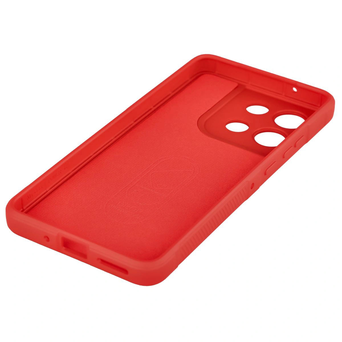 Robuste Handyhülle + gehärtetem Glas für Motorola Moto G86 5G / G86 Power 5G, Bizon Tur Pack, Rot
