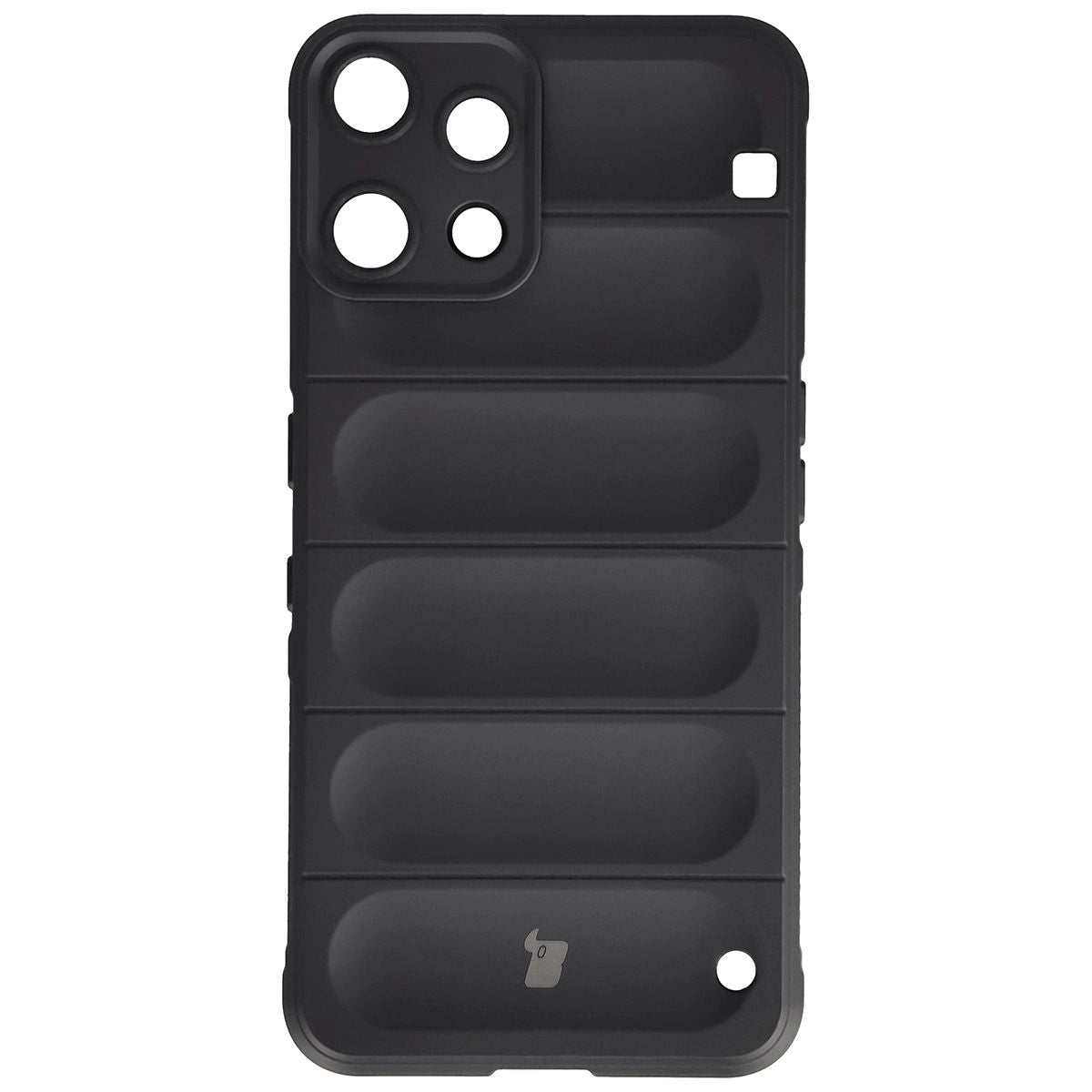 Robuste Handyhülle + gehärtetem Glas für Nothing Phone (3a) Lite, Bizon Tur Pack, Schwarz