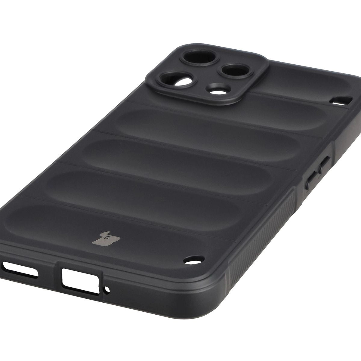 Robuste Handyhülle + gehärtetem Glas für Nothing Phone (3a) Lite, Bizon Tur Pack, Schwarz