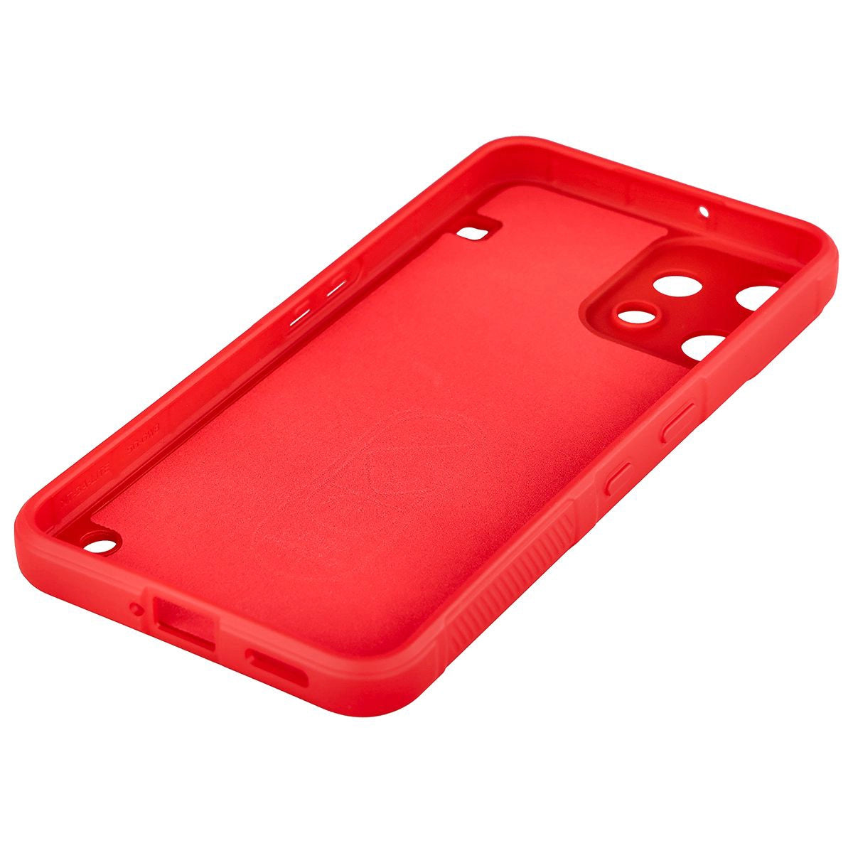 Robuste Handyhülle + gehärtetem Glas für Nothing Phone (3a) Lite, Bizon Tur Pack, Rot
