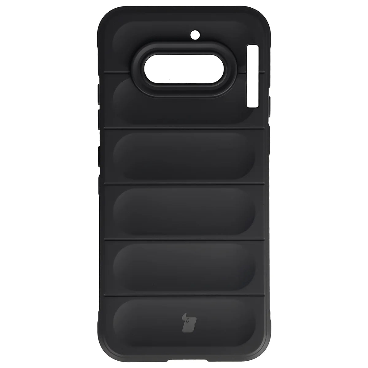 Robuste Handyhülle + gehärtetem Glas für Nothing Phone (4a), Bizon Tur Pack, Schwarz