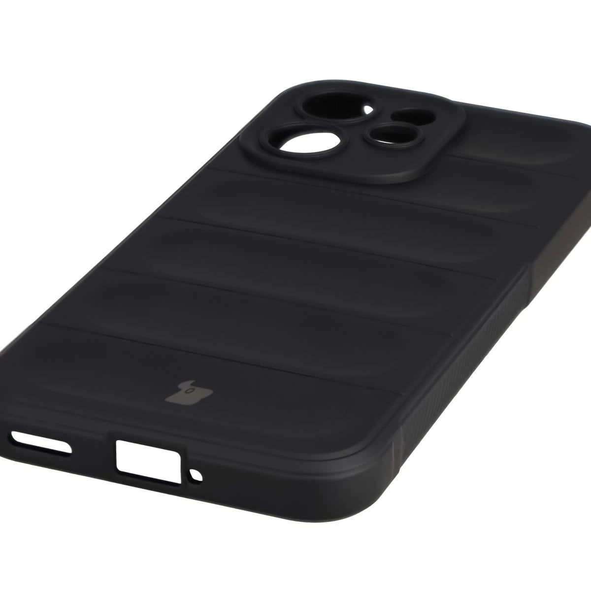 Robuste Handyhülle + gehärtetem Glas für Oppo Reno 15 F / FS, Bizon Tur Pack, Schwarz