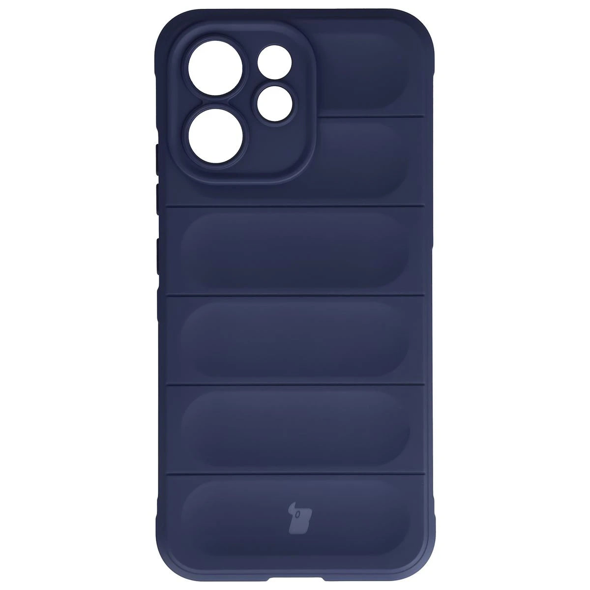 Robuste Handyhülle + gehärtetem Glas für Oppo Reno 15 F / FS, Bizon Tur Pack, Dunkelblau