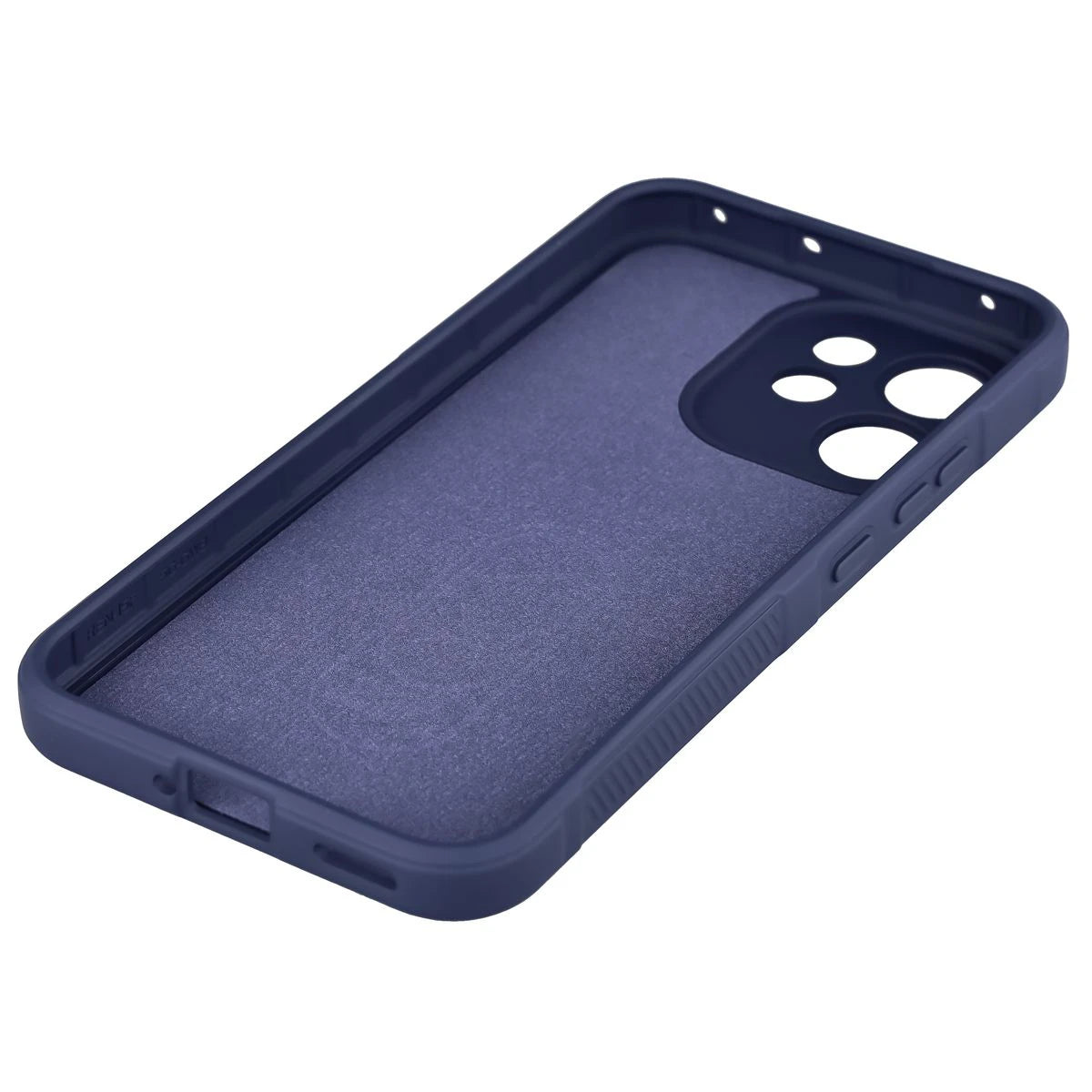 Robuste Handyhülle + gehärtetem Glas für Oppo Reno 15 F / FS, Bizon Tur Pack, Dunkelblau