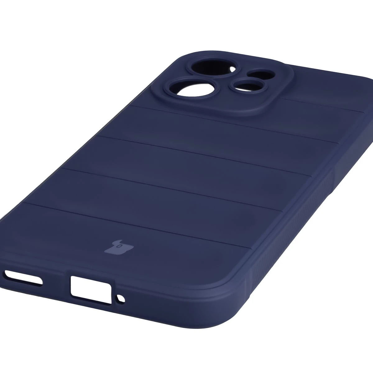 Robuste Handyhülle + gehärtetem Glas für Oppo Reno 15 F / FS, Bizon Tur Pack, Dunkelblau