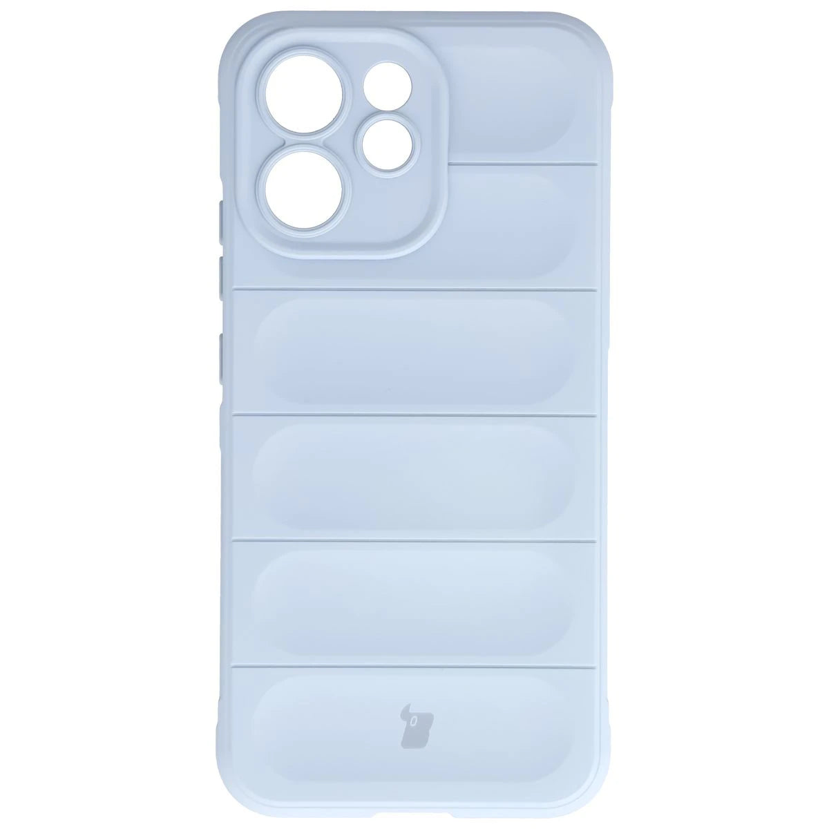 Robuste Handyhülle + gehärtetem Glas für Oppo Reno 15 F / FS, Bizon Tur Pack, Hellblau
