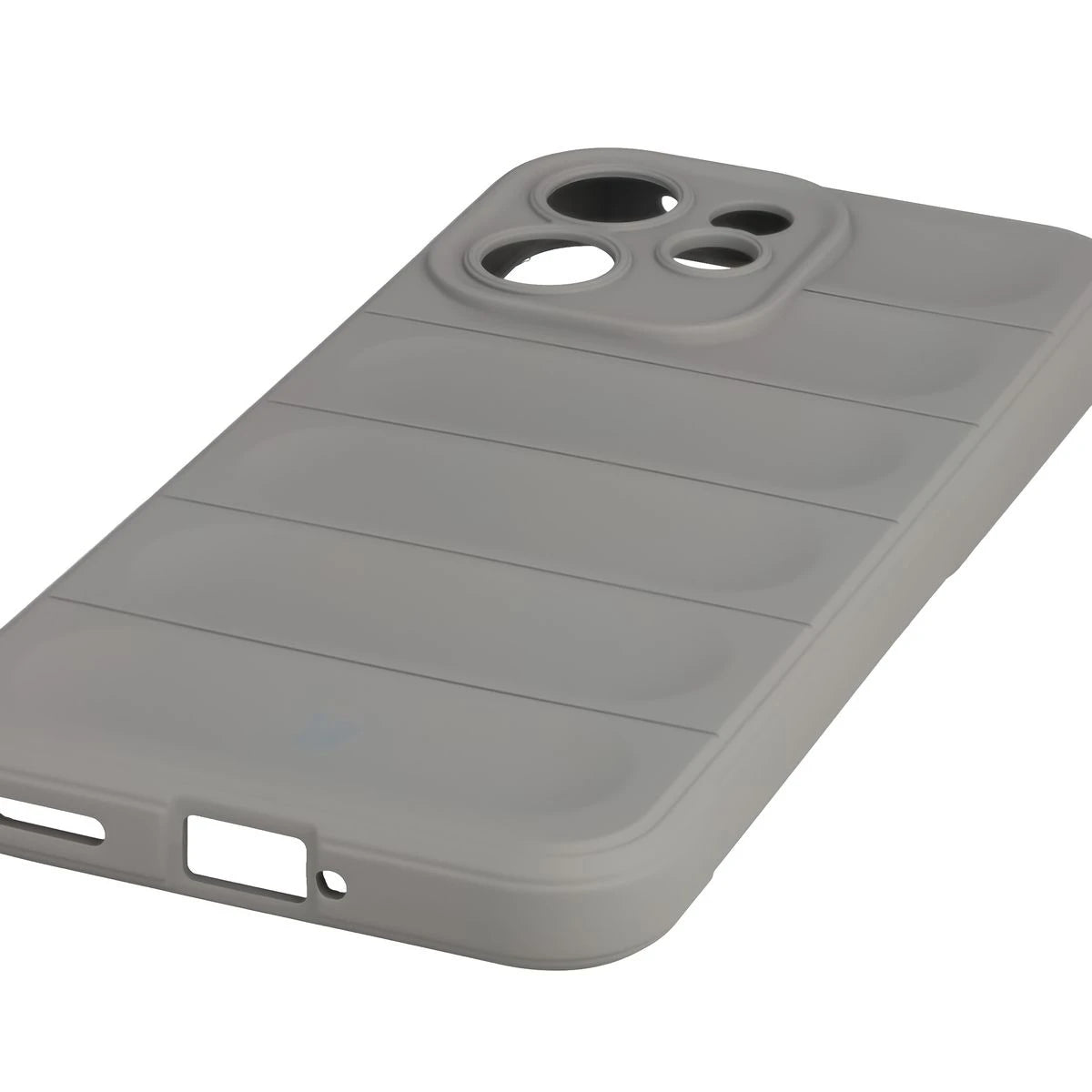 Robuste Handyhülle + gehärtetem Glas für Oppo Reno 15 F / FS, Bizon Tur Pack, Hellgrau