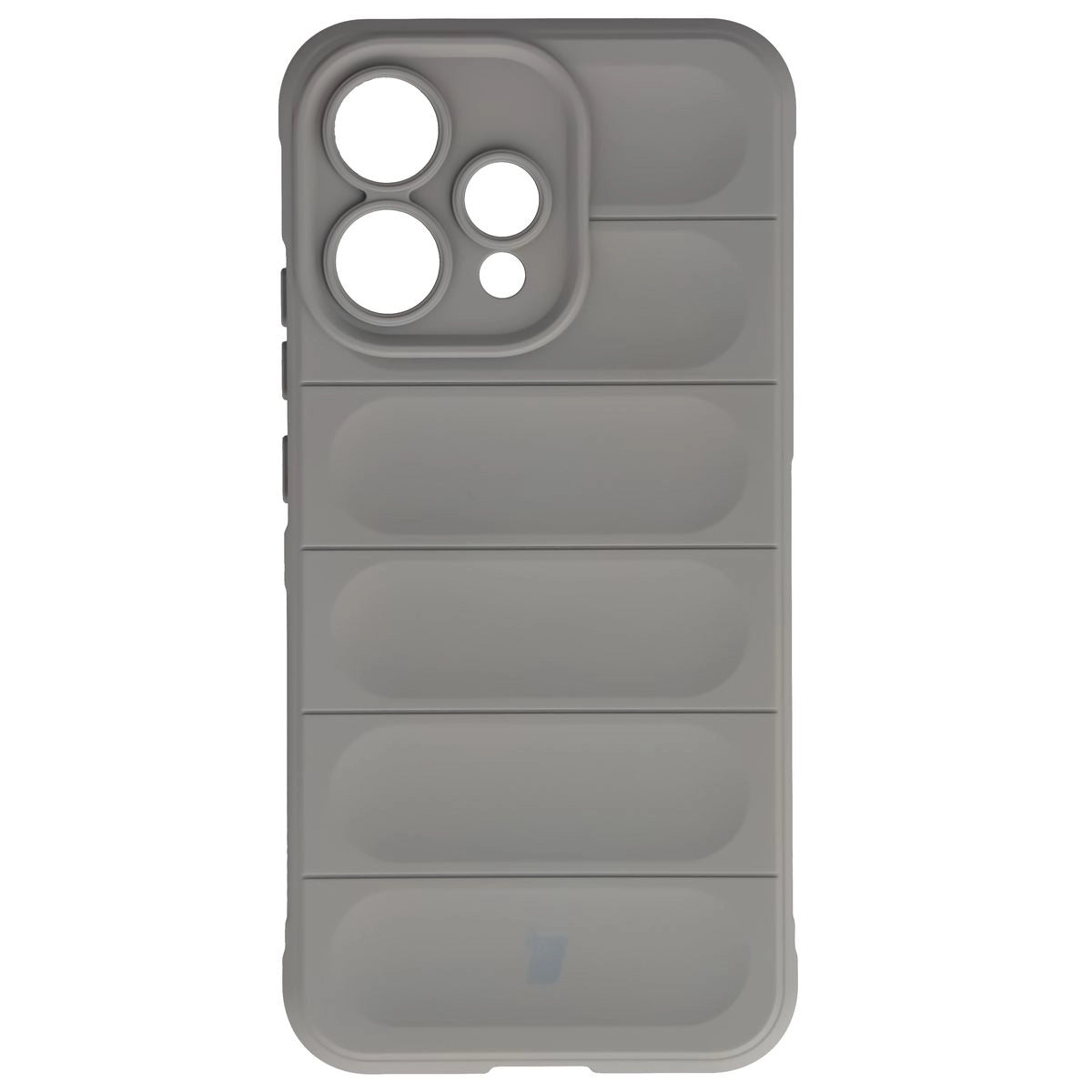 Robuste Handyhülle + gehärtetem Glas für Oppo Reno 15, Bizon Tur Pack, Hellgrau