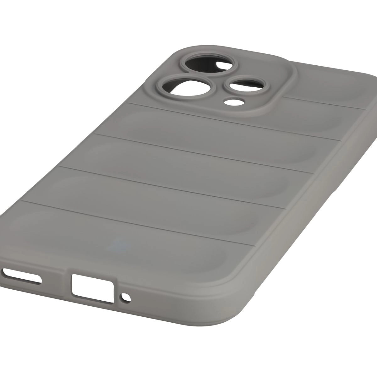 Robuste Handyhülle + gehärtetem Glas für Oppo Reno 15, Bizon Tur Pack, Hellgrau