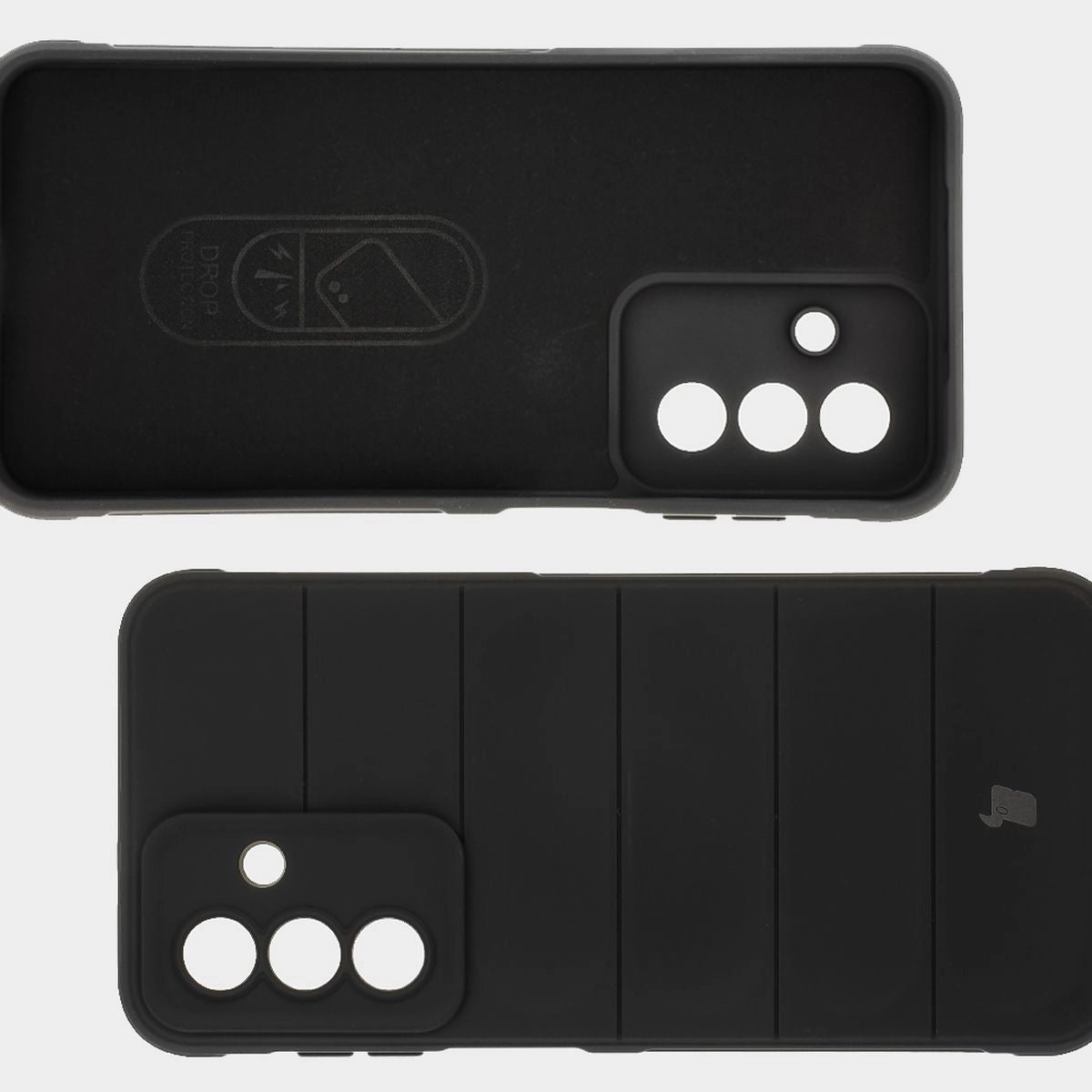 Robuste Handyhülle + gehärtetem Glas für Galaxy A17 5G / A26 5G, Bizon Tur Pack, Schwarz