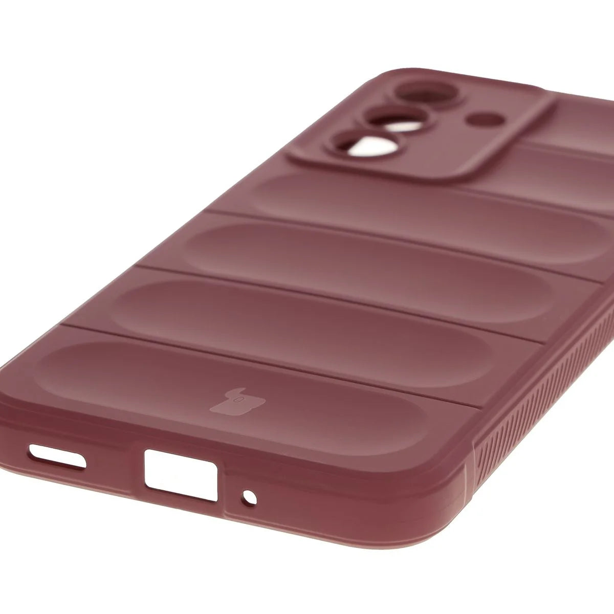 Robuste Handyhülle + gehärtetem Glas für Galaxy A17 5G / A26 5G, Bizon Tur Pack, Burgunderrot