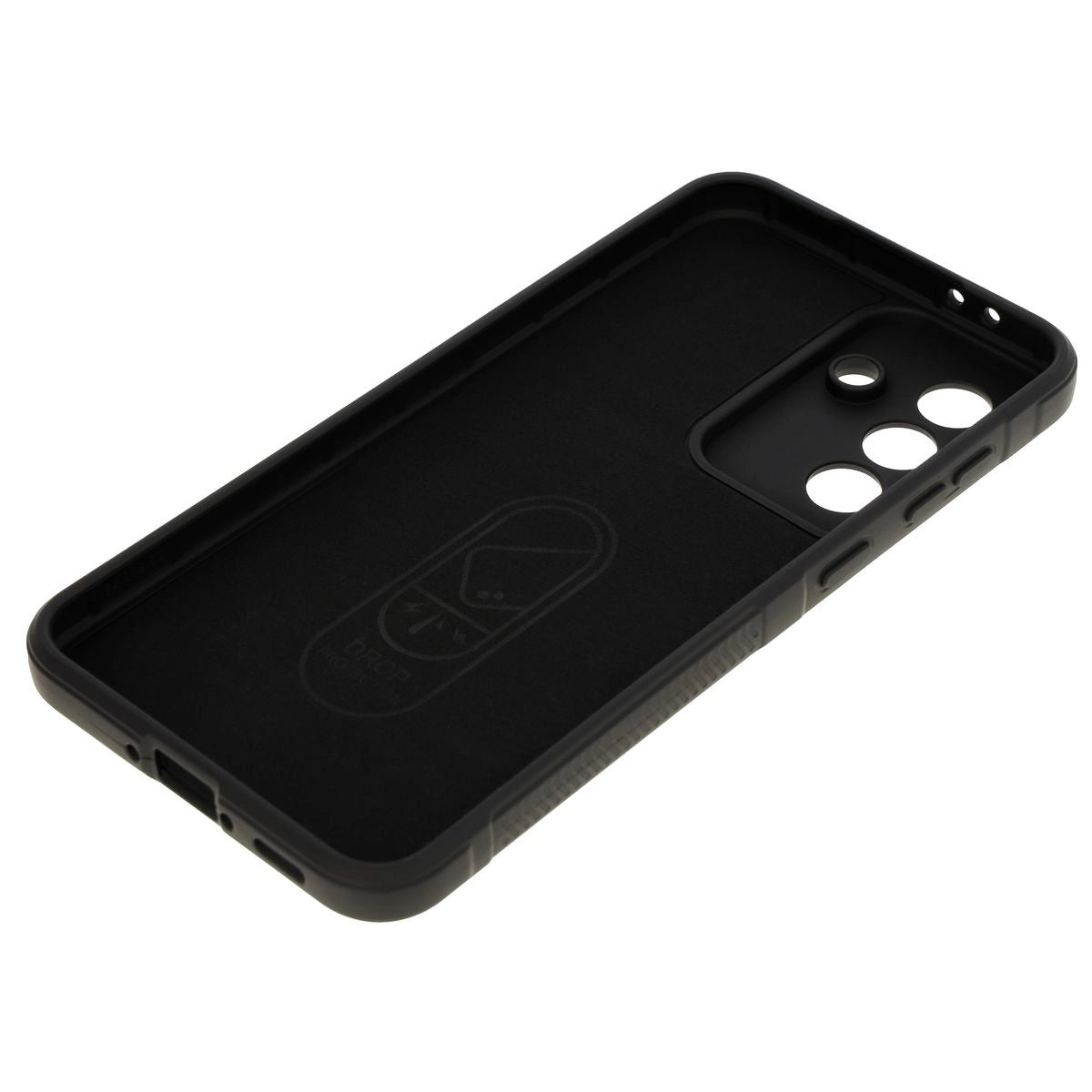 Robuste Handyhülle + gehärtetem Glas für Galaxy A36 5G / A56 5G, Bizon Tur Pack, Schwarz