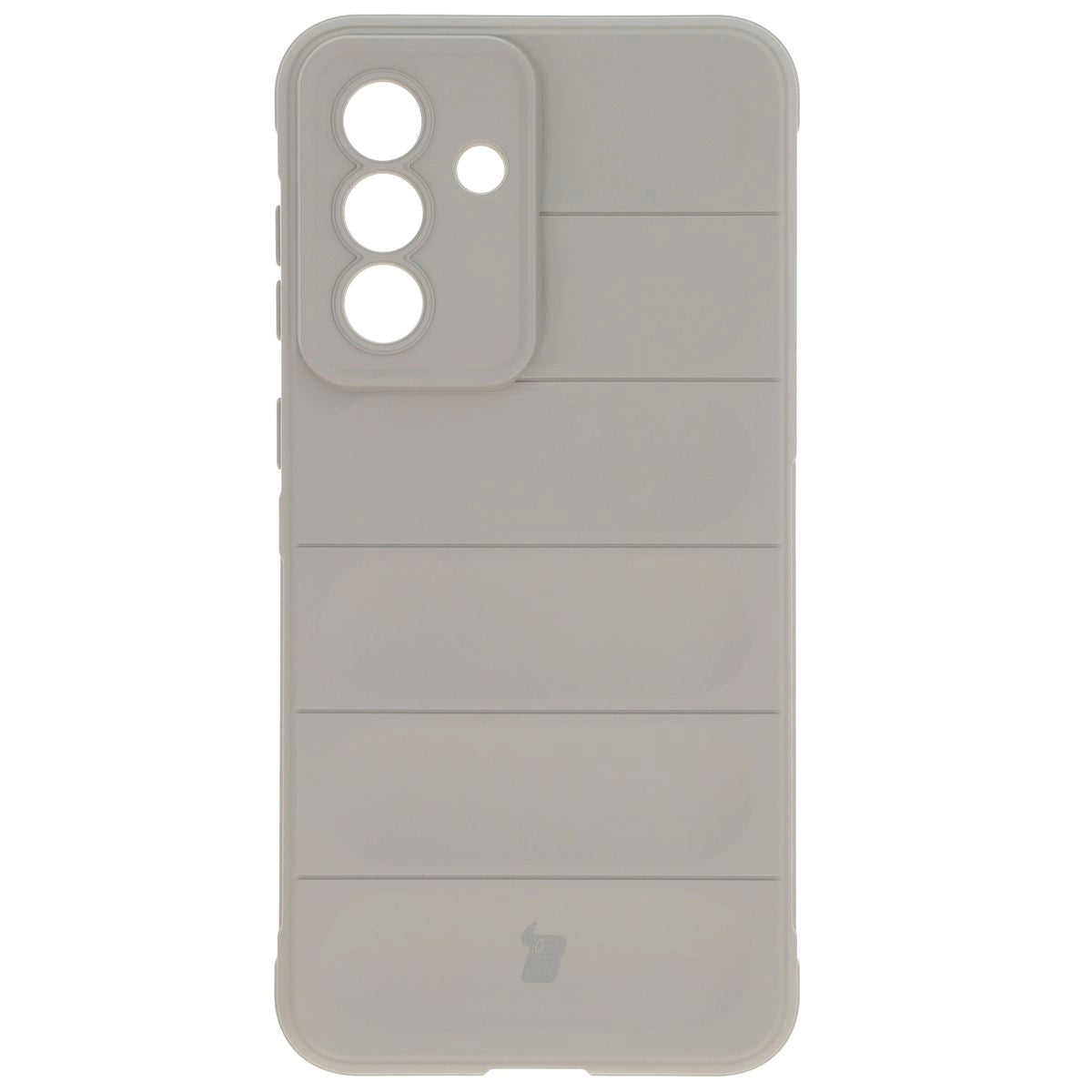 Robuste Handyhülle + gehärtetem Glas für Galaxy A36 5G / A56 5G, Bizon Tur Pack, Hellgrau