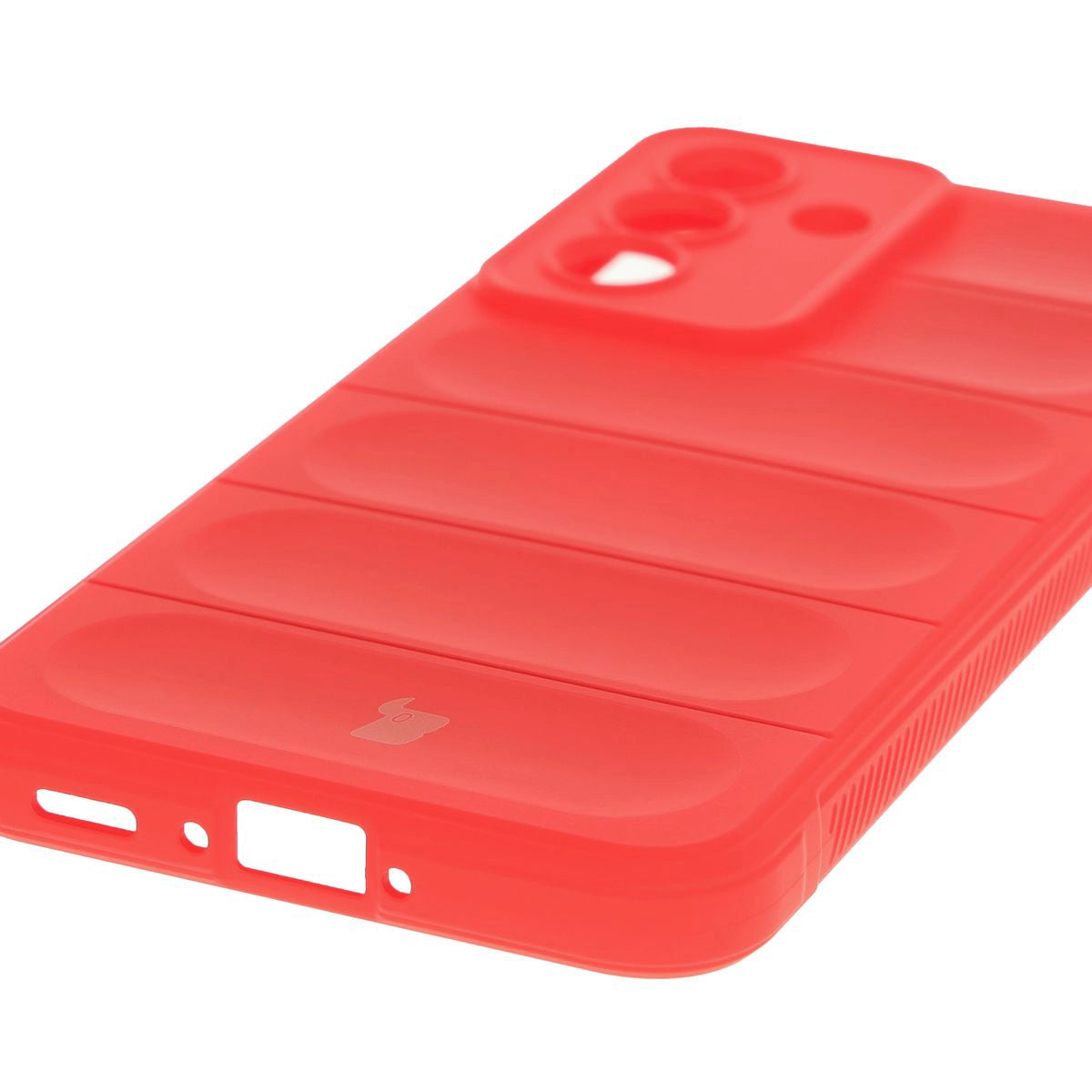 Robuste Handyhülle + gehärtetem Glas für Galaxy A36 5G / Galaxy A56 5G, Bizon Tur Pack, Rot