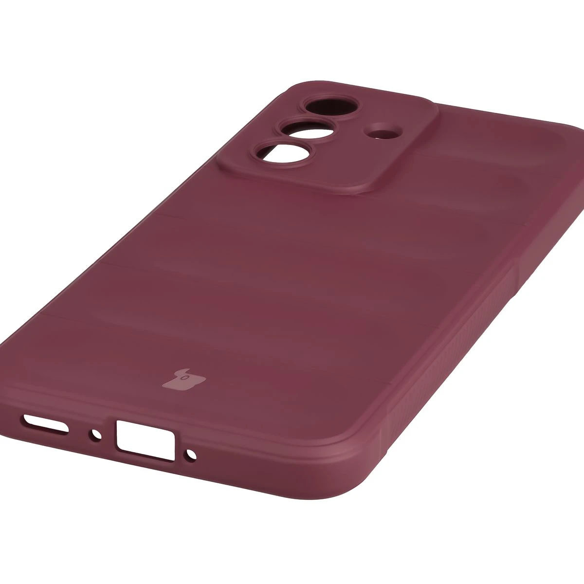 Robuste Handyhülle + gehärtetem Glas für Galaxy A37 5G, Bizon Tur Pack, Burgunderrot (5/10)