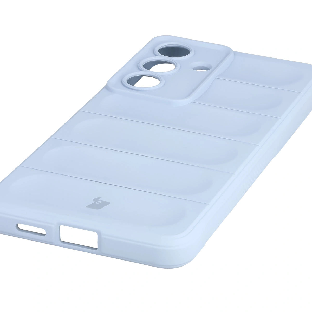 Robuste Handyhülle + gehärtetem Glas für Galaxy S26 Plus, Bizon Tur Pack, Hellblau