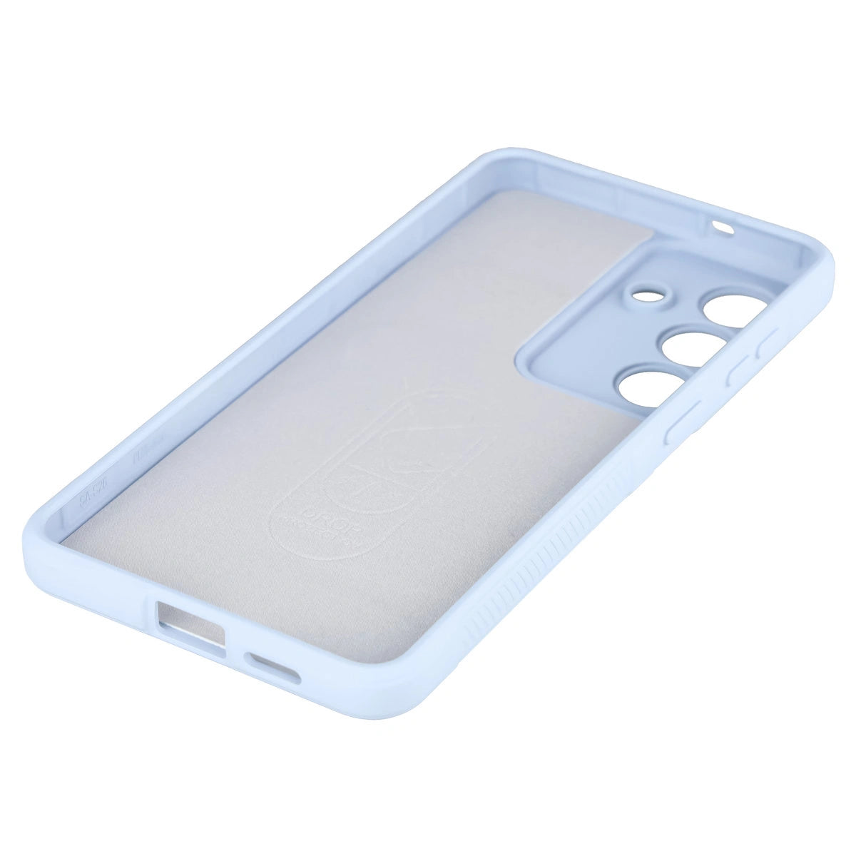 Robuste Handyhülle + gehärtetem Glas für Galaxy S26 Plus, Bizon Tur Pack, Hellblau