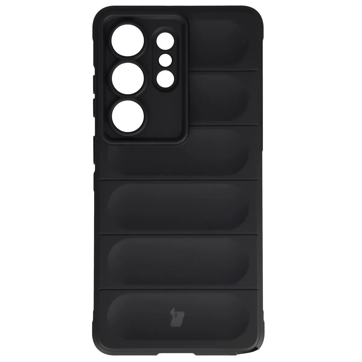 Robuste Handyhülle + gehärtetem Glas für Galaxy S26 Ultra, Bizon Tur Pack, Schwarz
