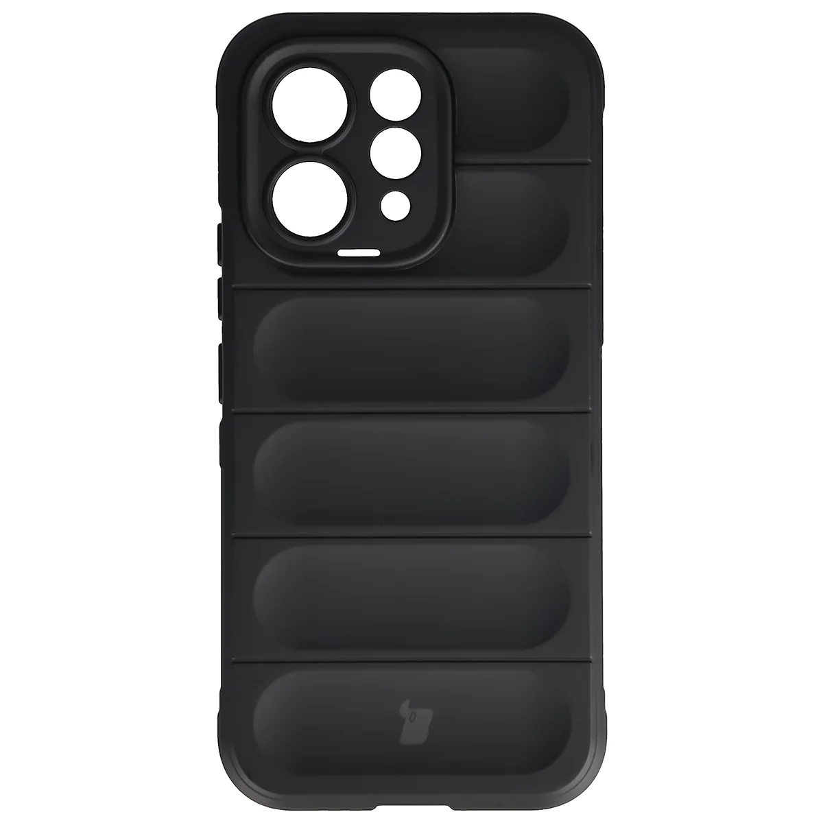 Robuste Handyhülle + gehärtetem Glas für Vivo V70 5G, Bizon Tur Pack, Schwarz