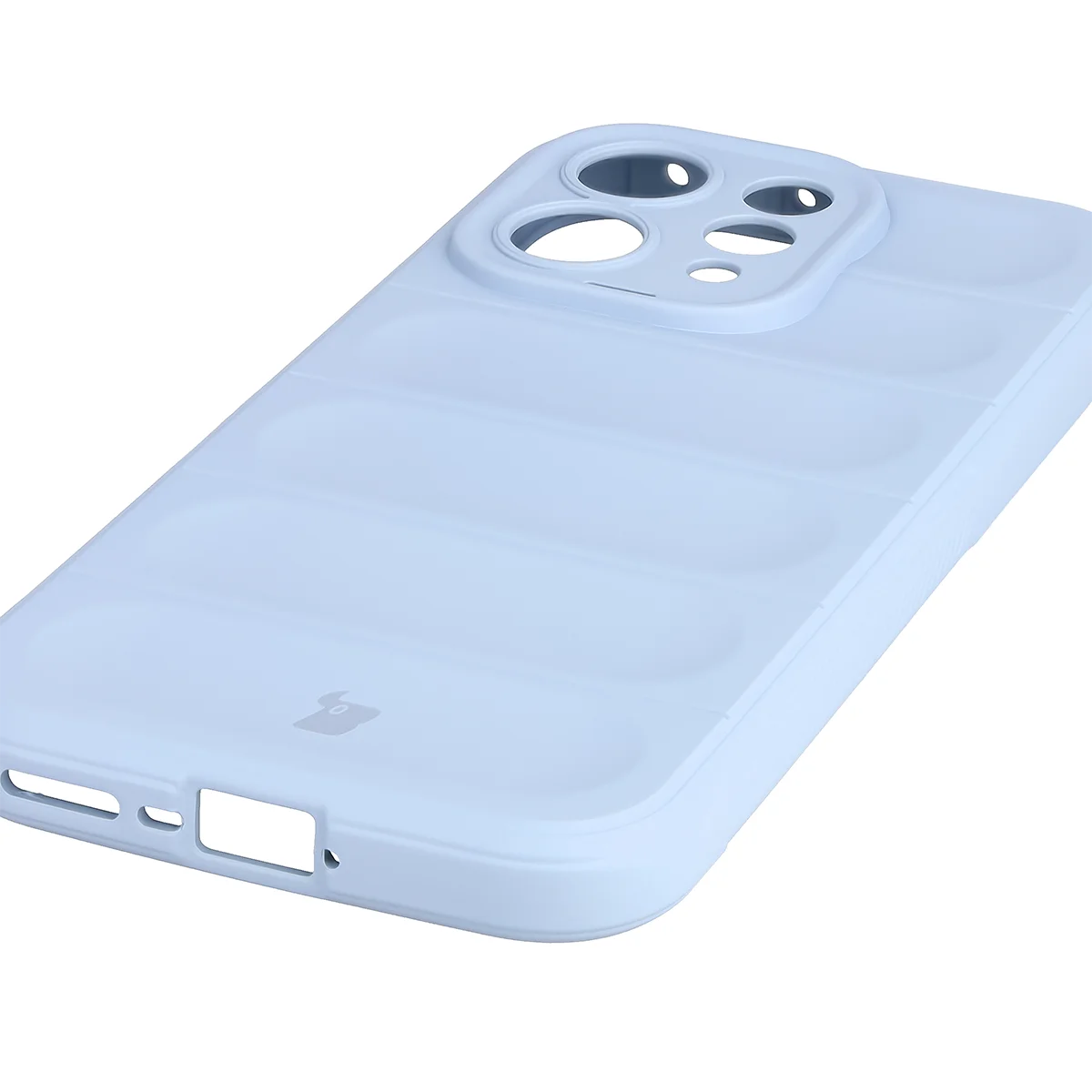 Robuste Handyhülle + gehärtetem Glas für Vivo V70 5G, Bizon Tur Pack, Hellblau