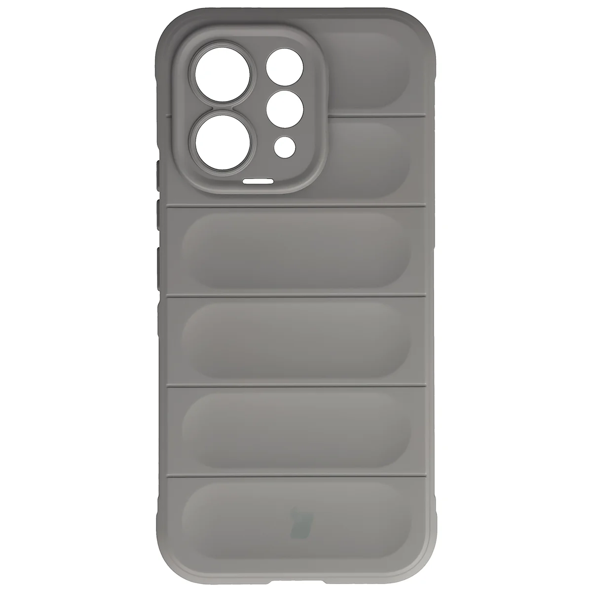 Robuste Handyhülle + gehärtetem Glas für Vivo V70 5G, Bizon Tur Pack, Hellgrau