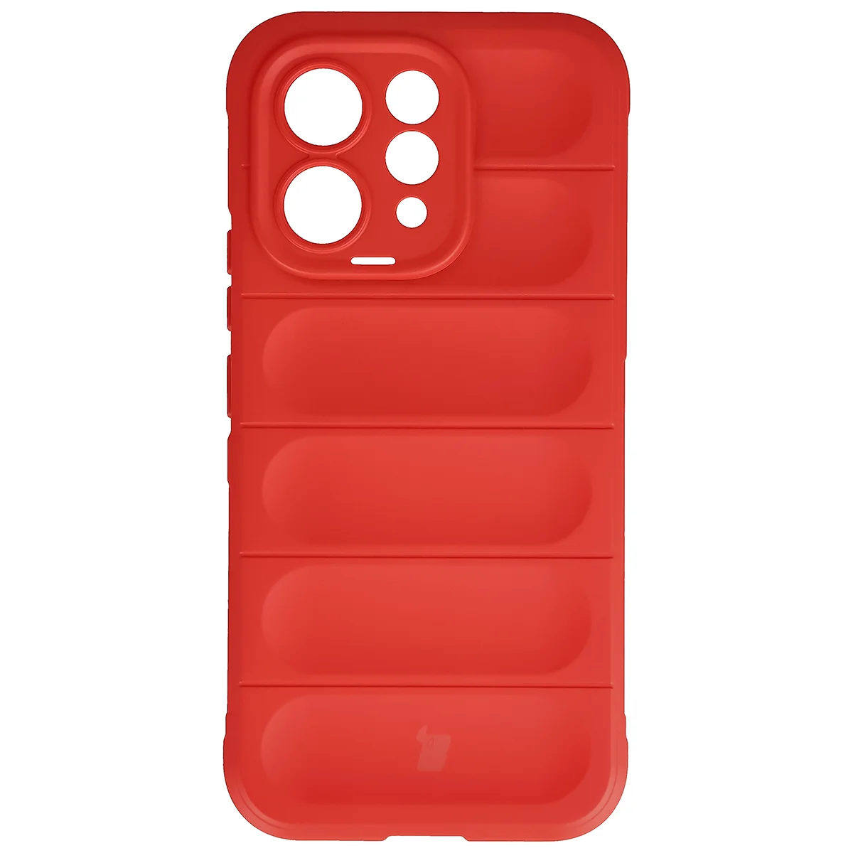 Robuste Handyhülle + gehärtetem Glas für Vivo V70 5G, Bizon Tur Pack, Rot