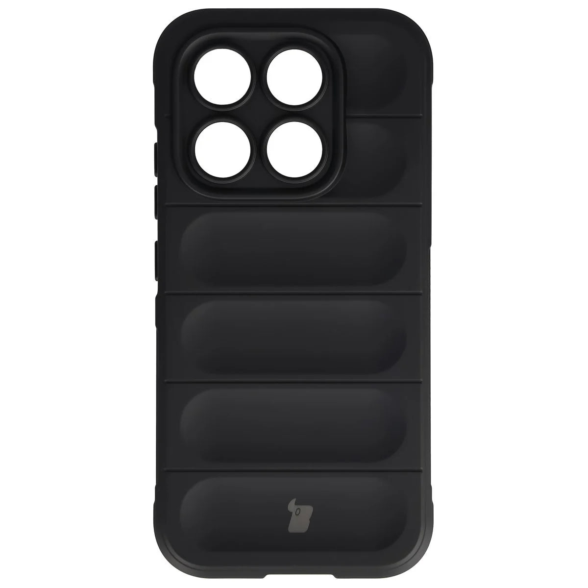 Robuste Handyhülle + gehärtetem Glas für Xiaomi 17, Bizon Tur Pack, Schwarz