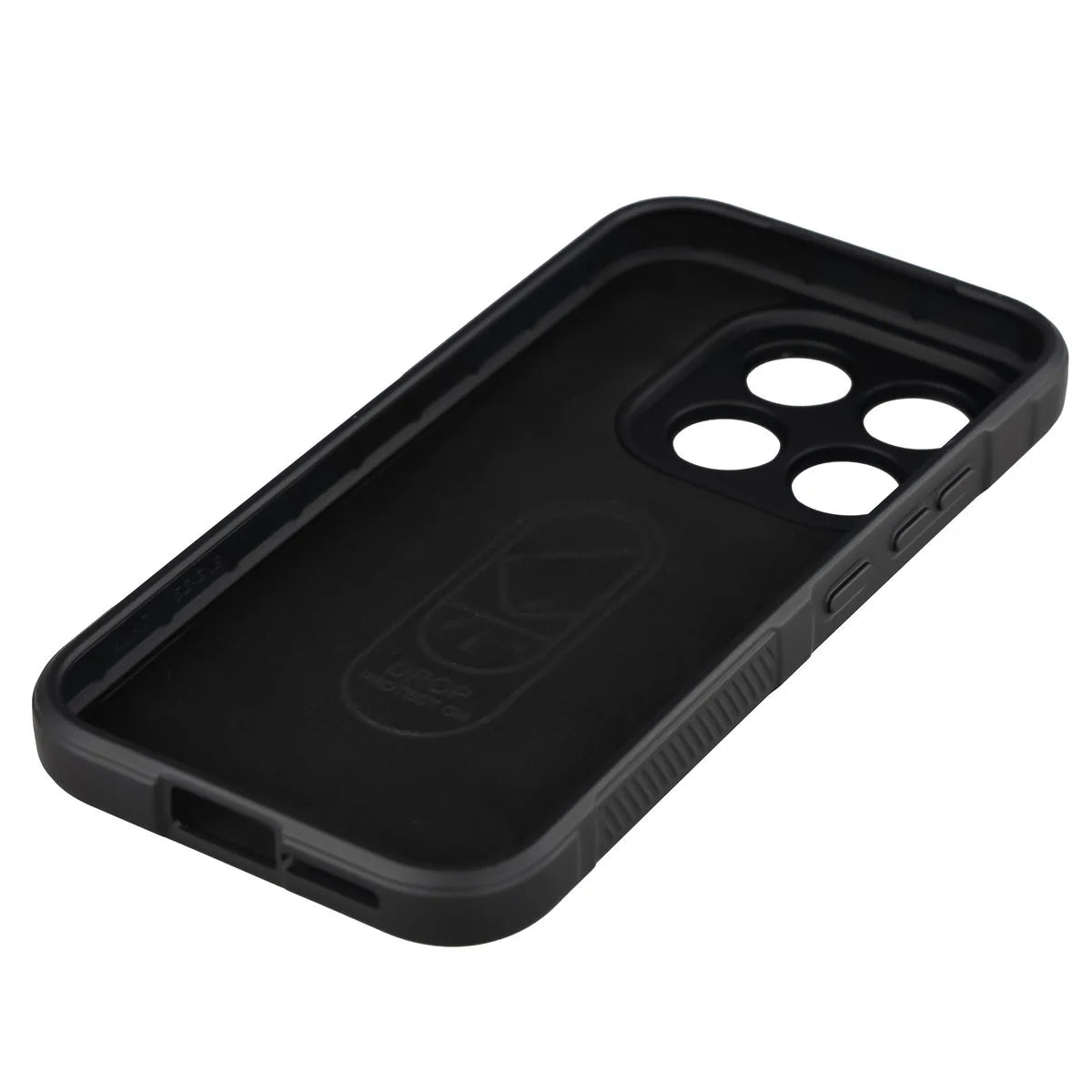 Robuste Handyhülle + gehärtetem Glas für Xiaomi 17, Bizon Tur Pack, Schwarz