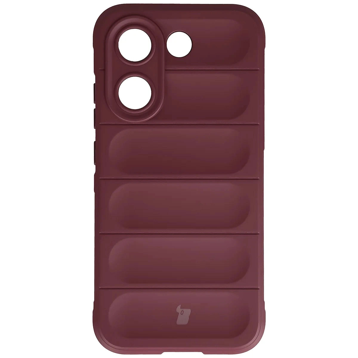 Robuste Handyhülle + gehärtetem Glas für Xiaomi POCO X8 Pro, Bizon Tur Pack, Burgunderrot