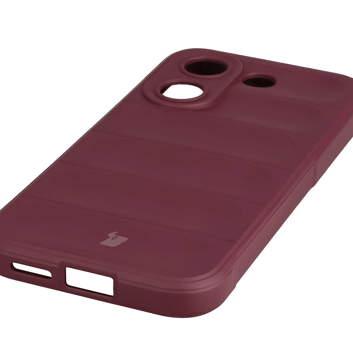 Robuste Handyhülle + gehärtetem Glas für Xiaomi POCO X8 Pro, Bizon Tur Pack, Burgunderrot