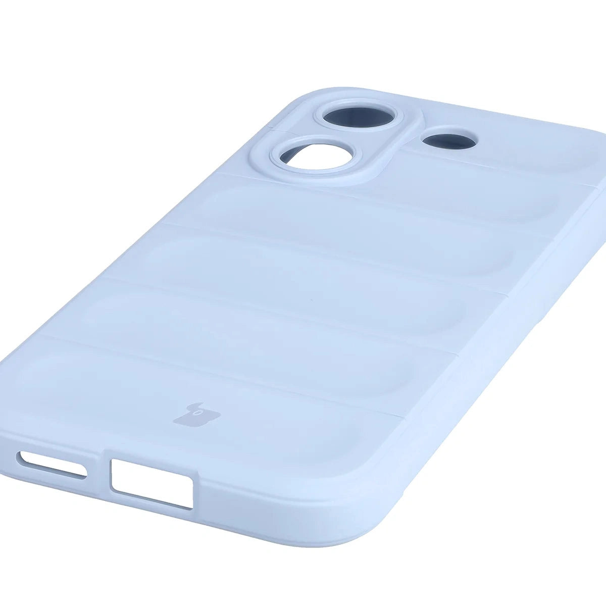 Robuste Handyhülle + gehärtetem Glas für Xiaomi POCO X8 Pro, Bizon Tur Pack, Hellblau