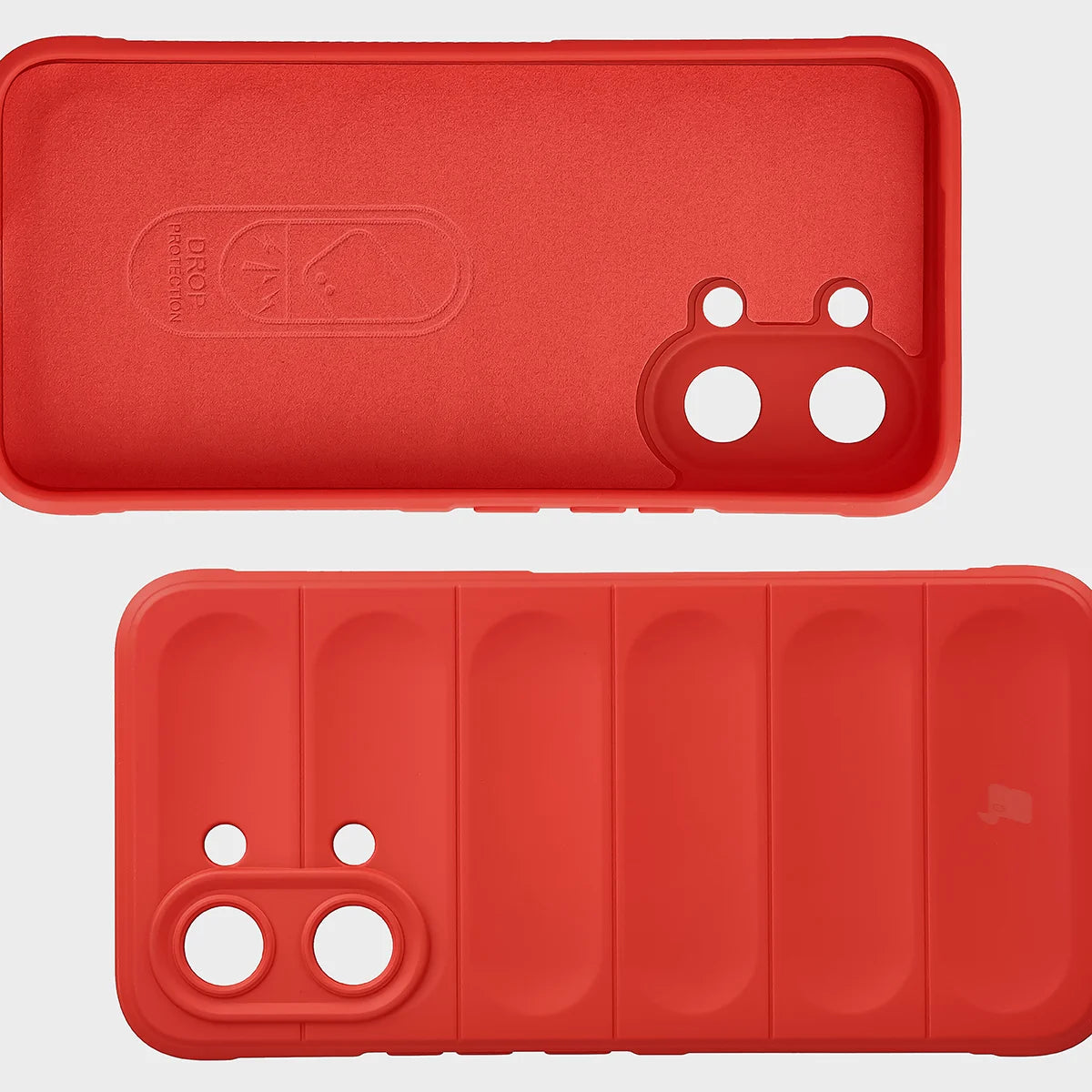 Robuste Handyhülle + gehärtetem Glas für Xiaomi POCO X8 Pro Max, Bizon Tur Pack, Rot