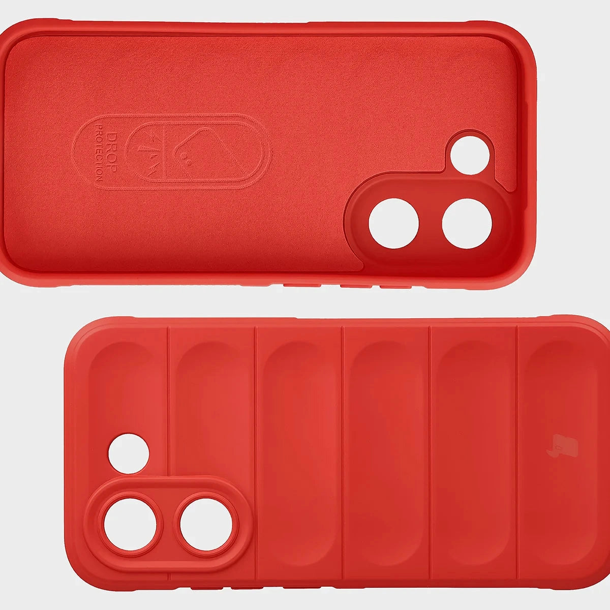 Robuste Handyhülle + gehärtetem Glas für Xiaomi POCO X8 Pro, Bizon Tur Pack, Rot