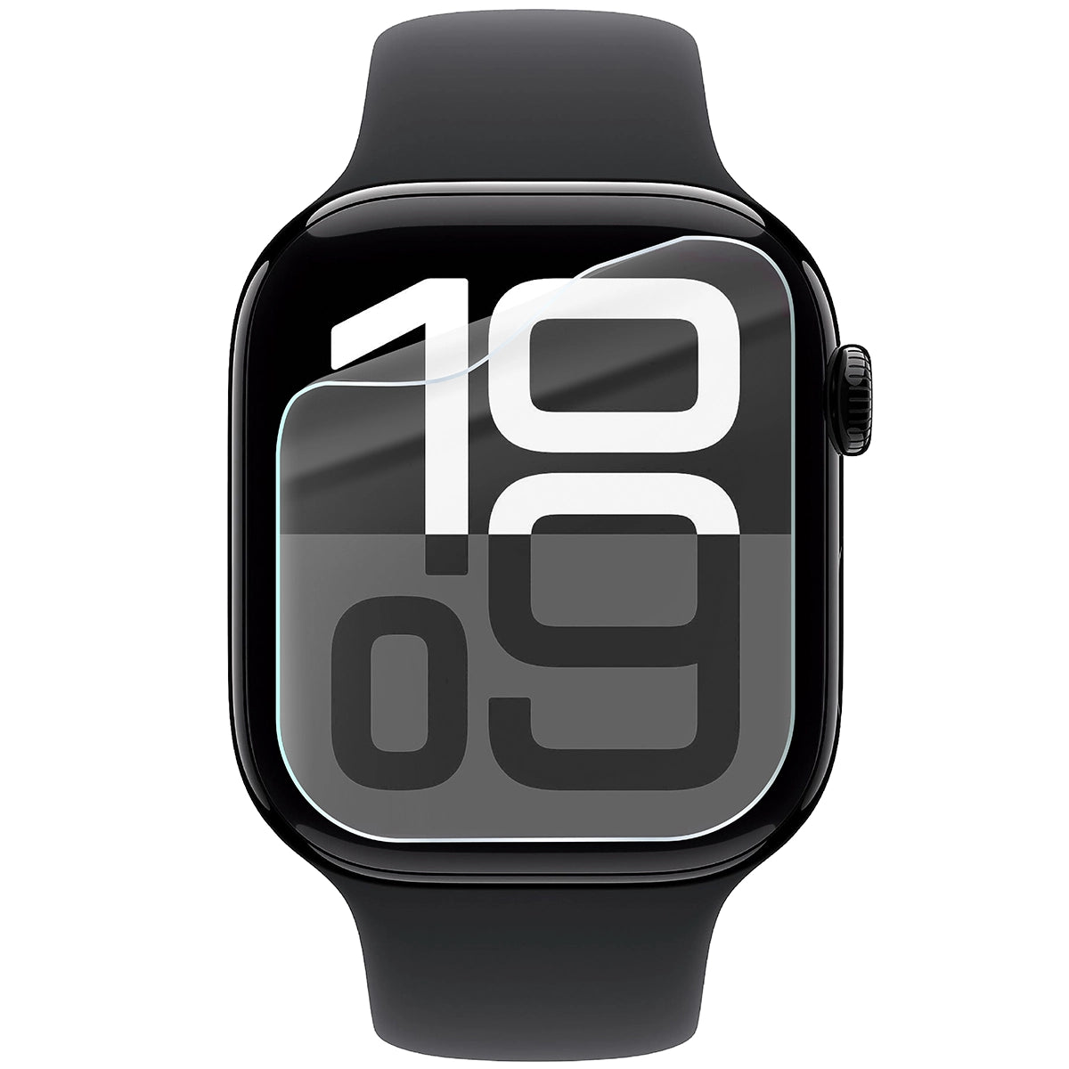 Schutzfolie für den Bildschirm für Apple Watch 11 / 10 42 mm, Bizon Watch HydroFlex, 3 Stück