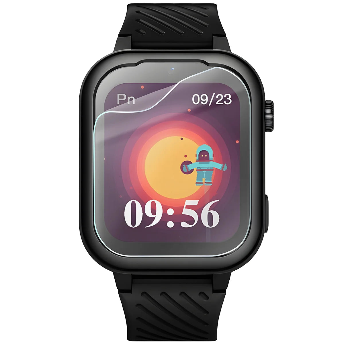 Schutzfolie für den Bildschirm für Garett Kids Essa 4G, Bizon Watch HydroFlex, 3 Stück
