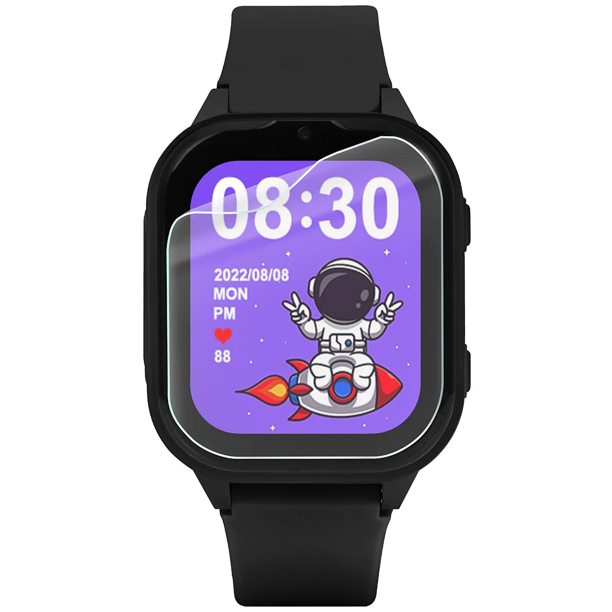 Schutzfolie für den Bildschirm für Garett Kids Sun Ultra 4G, Bizon Watch HydroFlex, 3 Stück