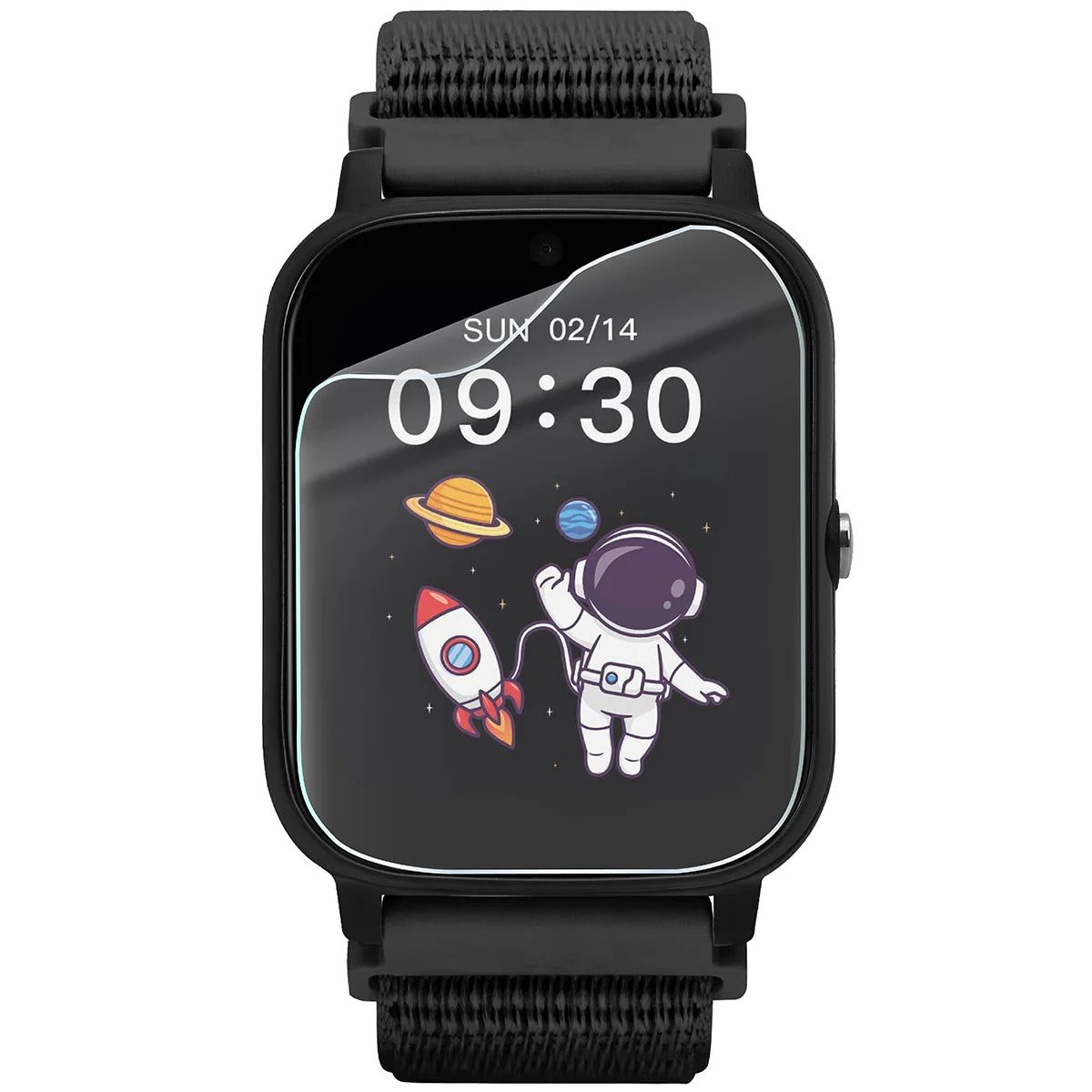 Schutzfolie für den Bildschirm für Garett Kids Tech 4G, Bizon Watch HydroFlex, 3 Stück