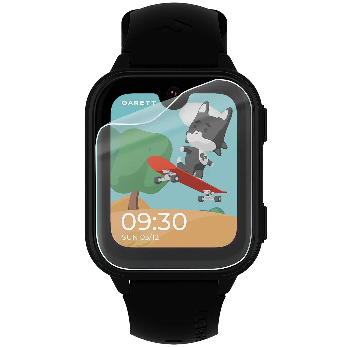 Schutzfolie für den Bildschirm für Garett Kids Vibe 4G, Bizon Watch HydroFlex, 3 Stück