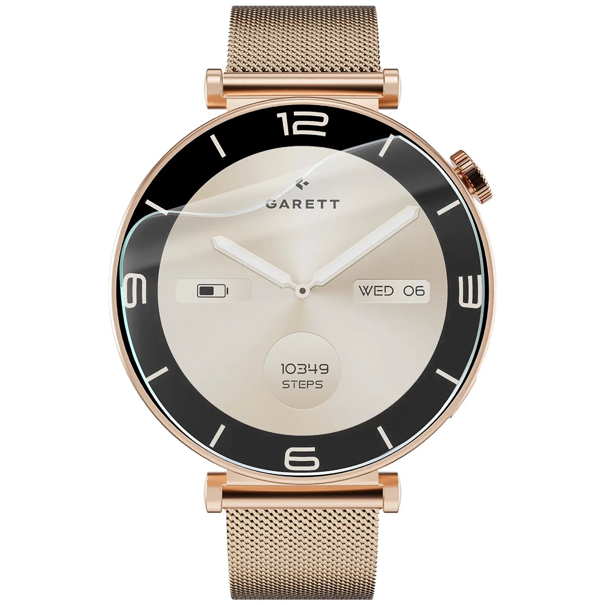 Schutzfolie für den Bildschirm für Garett Rose, Bizon Watch HydroFlex, 3 Stück