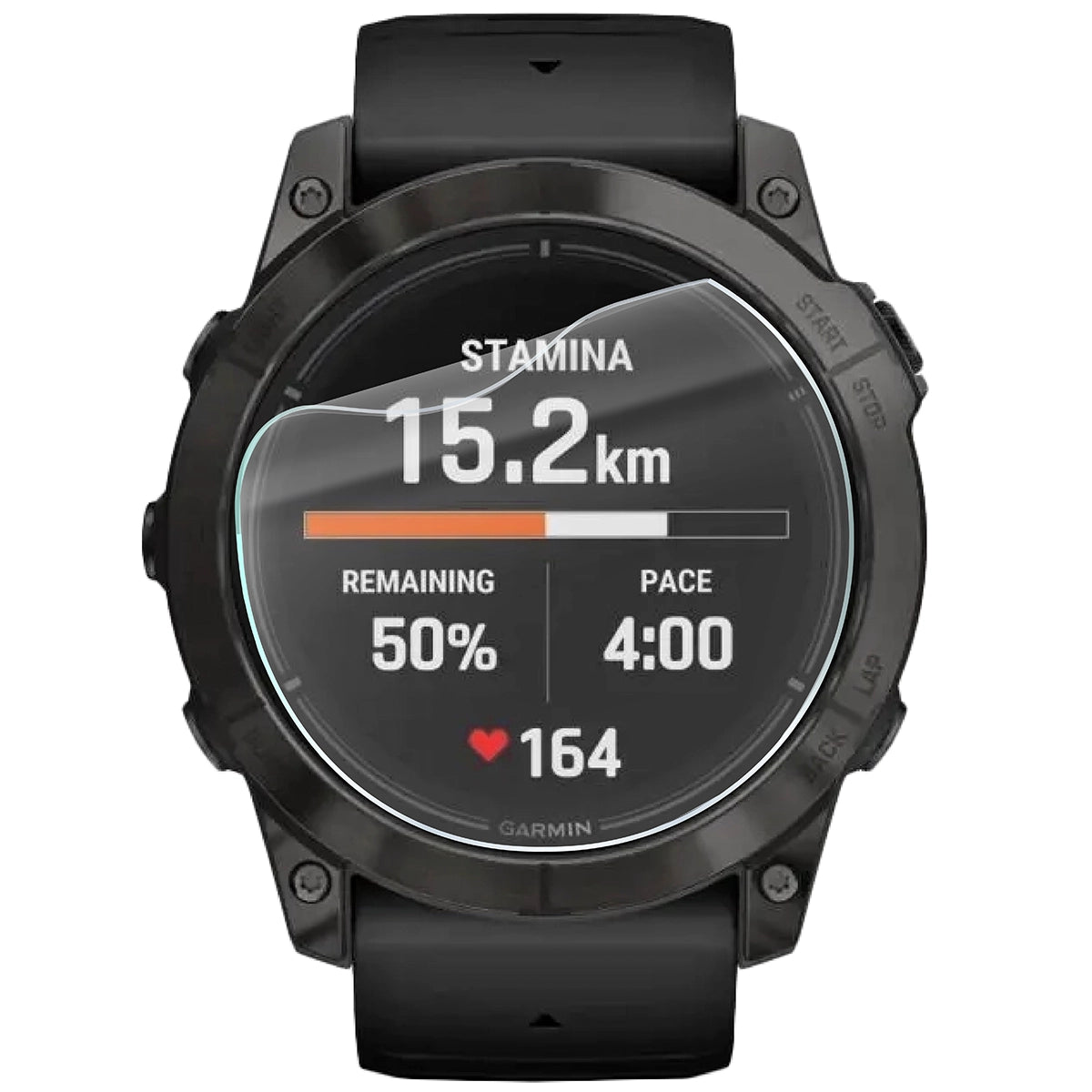 Schutzfolie für den Bildschirm für Garmin Epix Pro 2 gen. 47 mm, Bizon Watch HydroFlex, 3 Stück