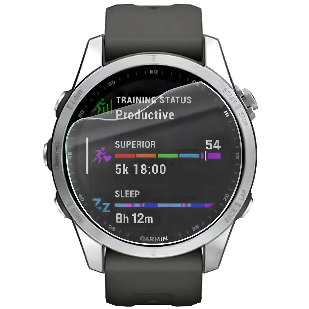 Schutzfolie für den Bildschirm für Garmin Fenix 7S, Bizon Watch HydroFlex, 3 Stück