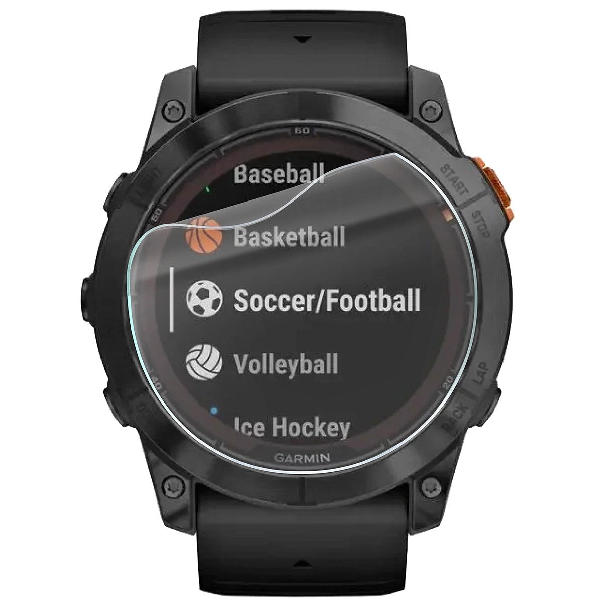 Schutzfolie für den Bildschirm für Garmin Fenix 7X Pro Solar 51 mm, Bizon Watch HydroFlex, 3 Stück