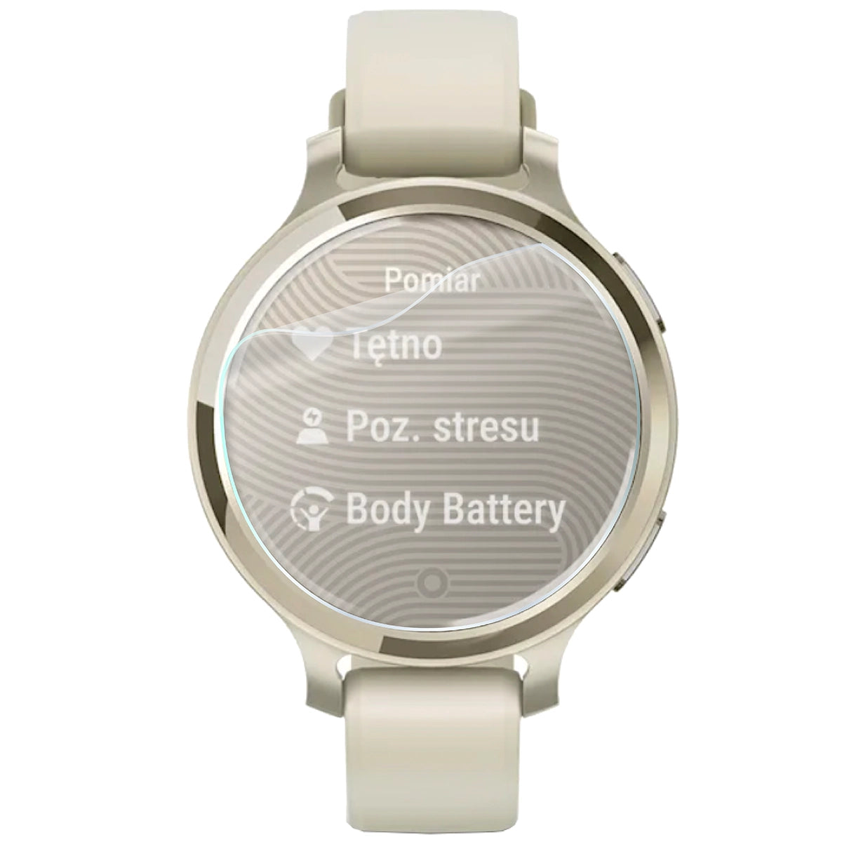 Schutzfolie für den Bildschirm für Garmin Lily 2 Active, Bizon Watch HydroFlex, 3 Stück