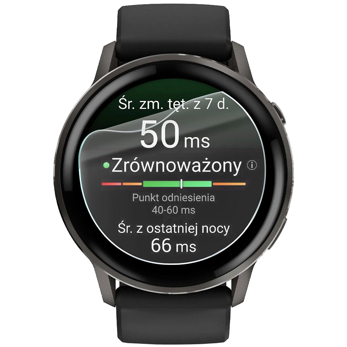 Schutzfolie für den Bildschirm für Garmin Venu 4 45 mm, Bizon Watch HydroFlex, 3 Stück
